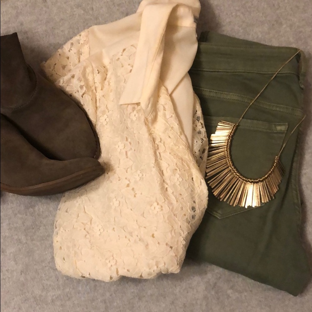 Lace dress top